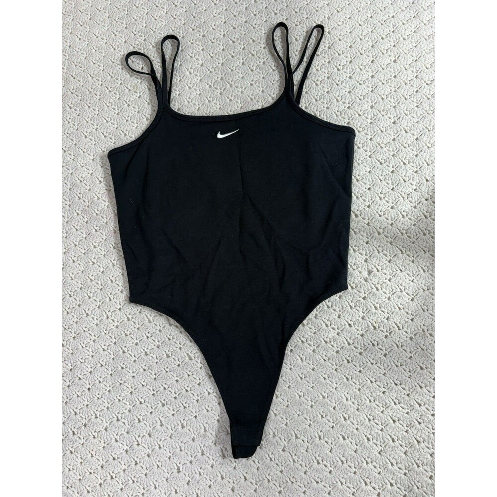 Nike Women’s Black Sportswear Essential Cami Bodysuit FD4850-010 Medium NWT
